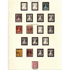 1855-2011 - New Zealand - Frimærke samling - Lindner Falzlos fortryksider med klemlommer - Postfrisk og stemplet.